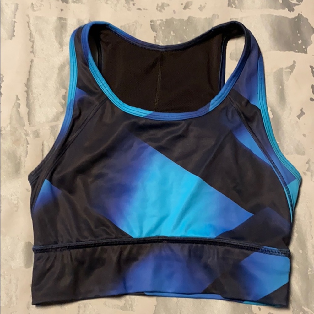 Athleta blue sports bra